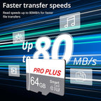 2 Pack TF Card 64GB with Adapter, High Speed Memory Card, UHS-I C10 A1 Memory - Image 2