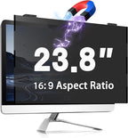 Magnetic 23.8 Inch Computer Screen Privacy Shield, Privacy Screen Filter by JEAPKA