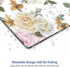 Mouse Pad, Vintage Roses Flower Floral Mouse Pad Rectangle Custom Designs - Image 5