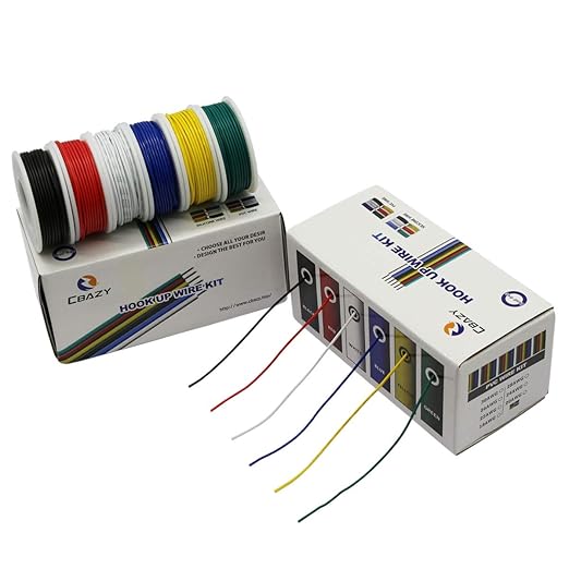 Hook up Wire Kit 26 Gauge 6 Colors 32.8 feet Each Electrical Wire 26 AWG PVC - Image 6