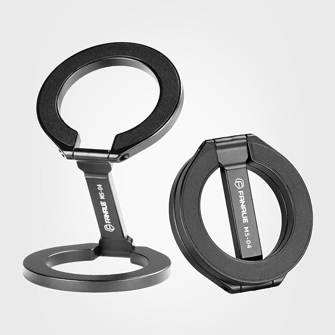 Magnetic Ring Phone Holder for iPhone 16, Double Ring Adjustable Cell Phone - Image 8