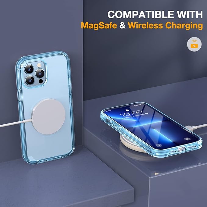 Miracase Glass Case for iPhone 13 Pro Max 6.7 inch, Upgrade Full-Body Clear - Image 7