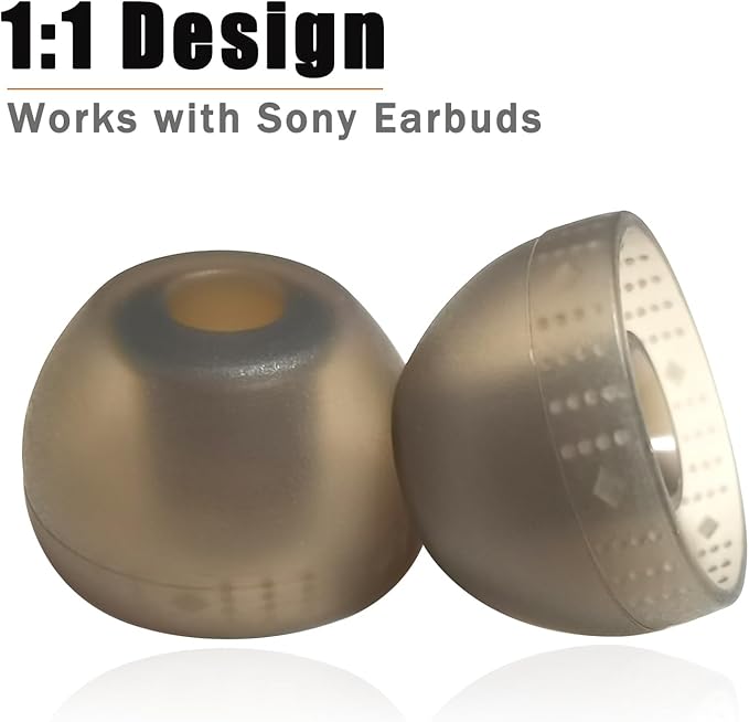 Silicone Replacement Ear Tips for Sony 1000XM5/1000XM4/LinkBuds - Image 3