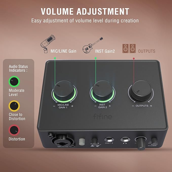FIFINE Podcast Equipment Bundle Set, Music Recording Kit - Image 6