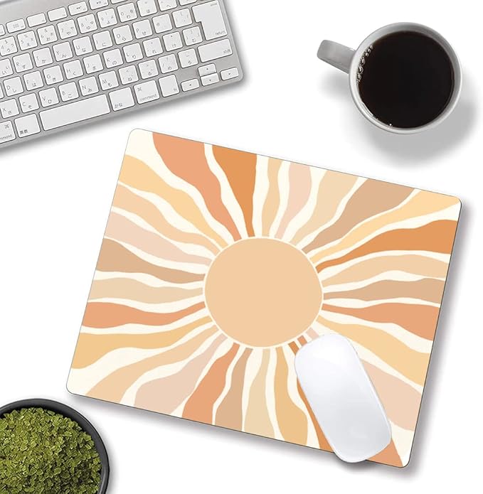 Mouse Pad, Cute Modern Abstract Art Mouse Pads, Square Washable Cloth - Image 4