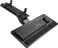 Keyboard Tray Under Desk, 25x9.84'' Large Slide Out Swivel Tilt Computer by Cartmay+Home+%26+Office+Product