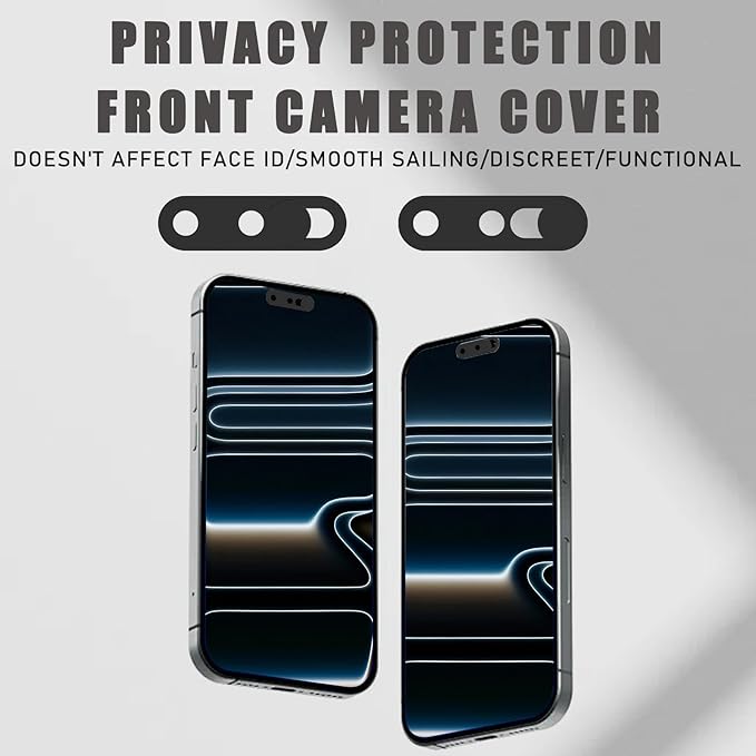 Front Camera Cover Compatible for iPhone 17 Pro Max/ 17 Pro/17 Air/17, Webcam - Image 6