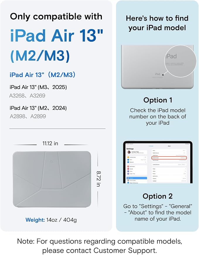 MOFT Dynamic Folio Case for iPad Air 13-inch, Silm Magnetic Stand Case - Image 2