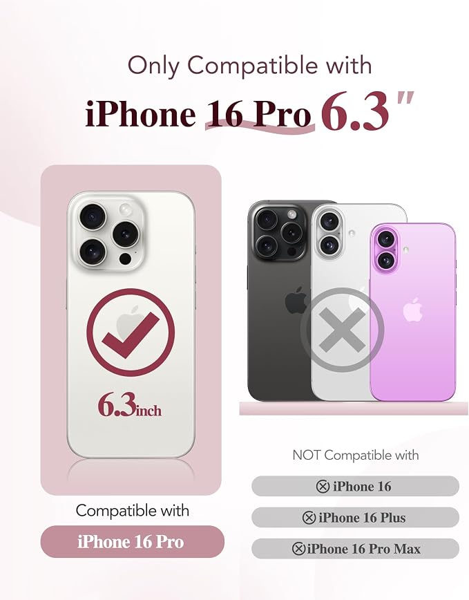 BERFY Magnetic for iPhone 16 Pro Case, Compatible - Image 3