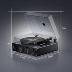 1 by ONE High Fidelity Record Player, All-in-One Turntable - Image 6