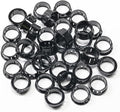 7/8" Black Snap-in Knockout Insulating Bushing Grommets, Plastic Cable Hole by EASYEAH