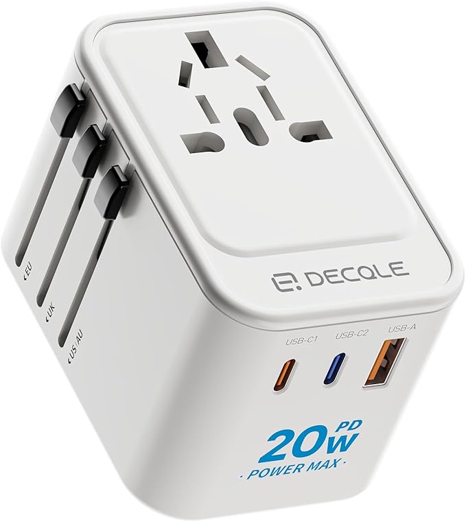 Universal Travel Adapter, International Travel Plug Adapter by Unknown