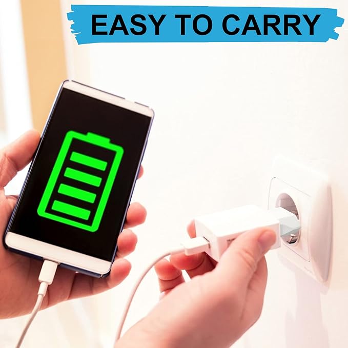 12 Pack White US to Europe Travel Adapter - Image 5