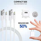 iPhone Charger, 2 Pack 10ft iPhone Charger Data Sync Transfer Lightning Cable - Image 3