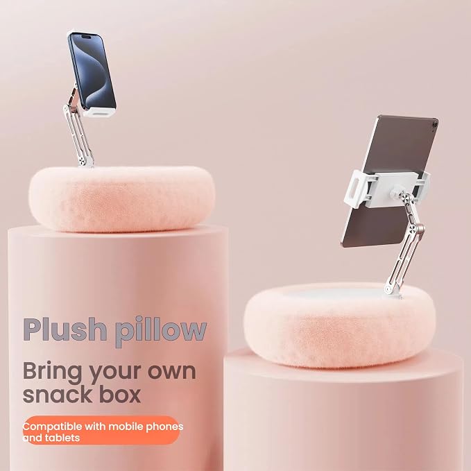 Pillow Stand Holder for Kindle Tablet iPad, Plush Mobile Phone Stand - Image 6