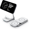 2-in-1 Magsafe Charger Stand, Zinc Alloy Foldable Magnetic Wireless Charger by Hinyx