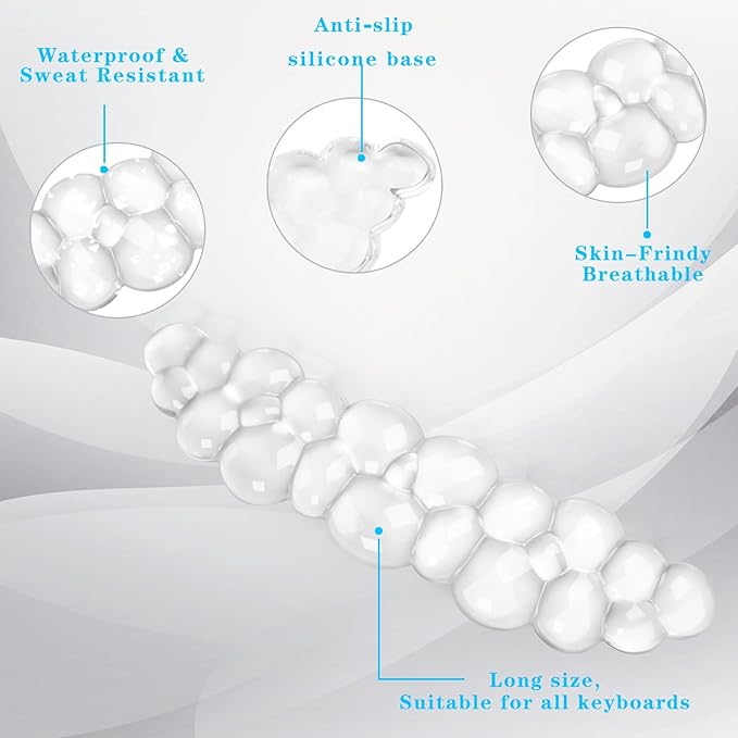 Gel Cloud Keyboard Wrist Rest, Cute Wrist Support and Arm Support Keyboard Rest - Image 3