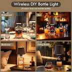 WILIT Wireless Bottle Lamp for Liquor Bottles, 3-Level Brightness Cordless Lamp - Image 3