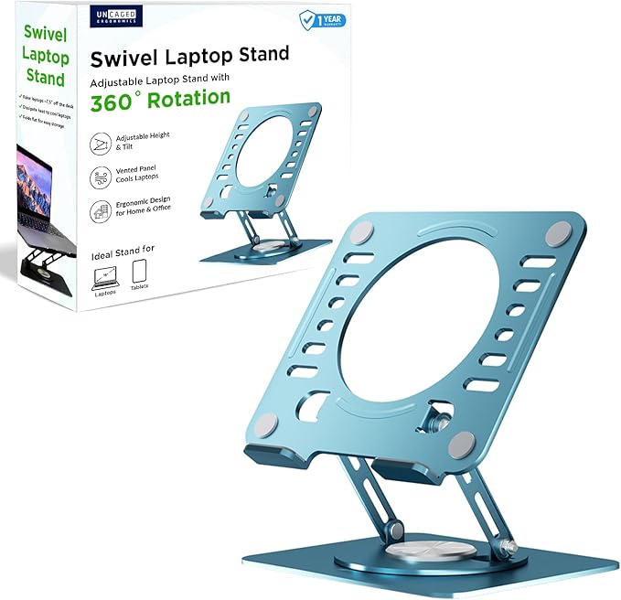 Uncaged Ergonomics Swivel Laptop Stand by UncagedErgonomics