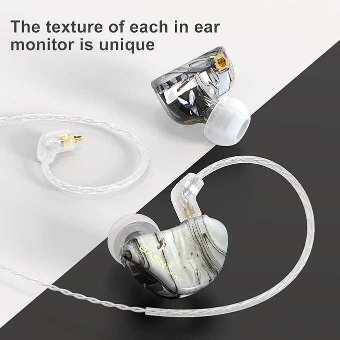 BASN MMCX Triple Driver in-Ear Monitors - Image 6