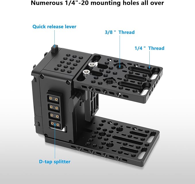 CAMVATE Height-Adjustable Camera Cage Expansion Module-3772 - Image 2