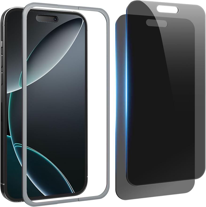 Compatible for iPhone 16 Pro Privacy Screen Protector 6.3 inch, Anti Spy Anti by ScreenProtector