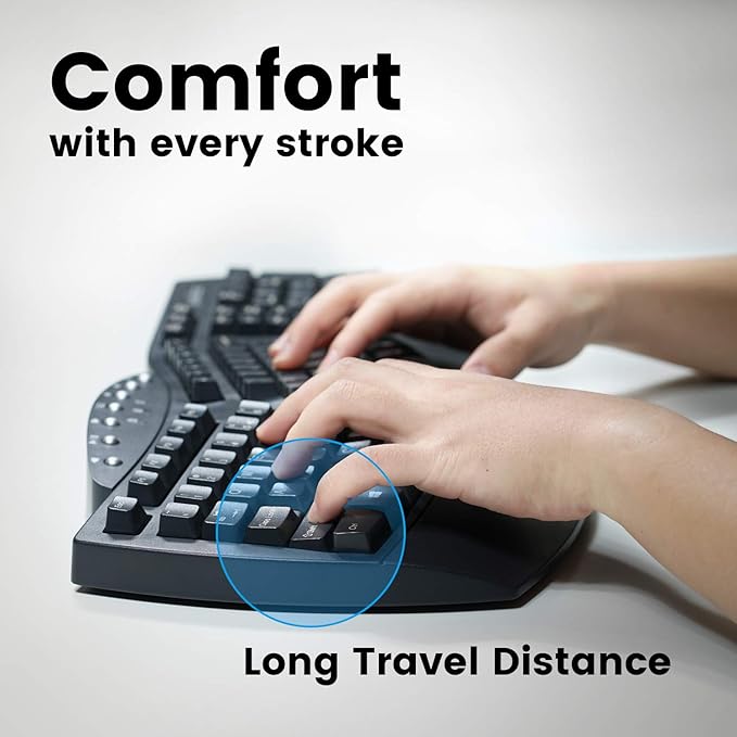 Perixx Periboard-612B Wireless Ergonomic Split Keyboard - Image 5