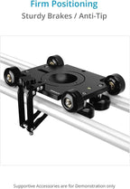 PROAIM Polaris Mini Portable Video Camera Dolly w Universal Track Ends | - Image 8