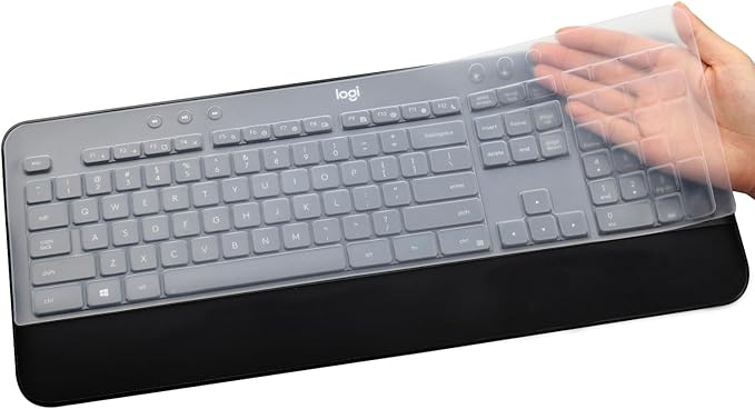 Keyboard Cover Skin for Logitech MK545 MK540 Wireless Keyboard, Logitech MK545 by MUBUY