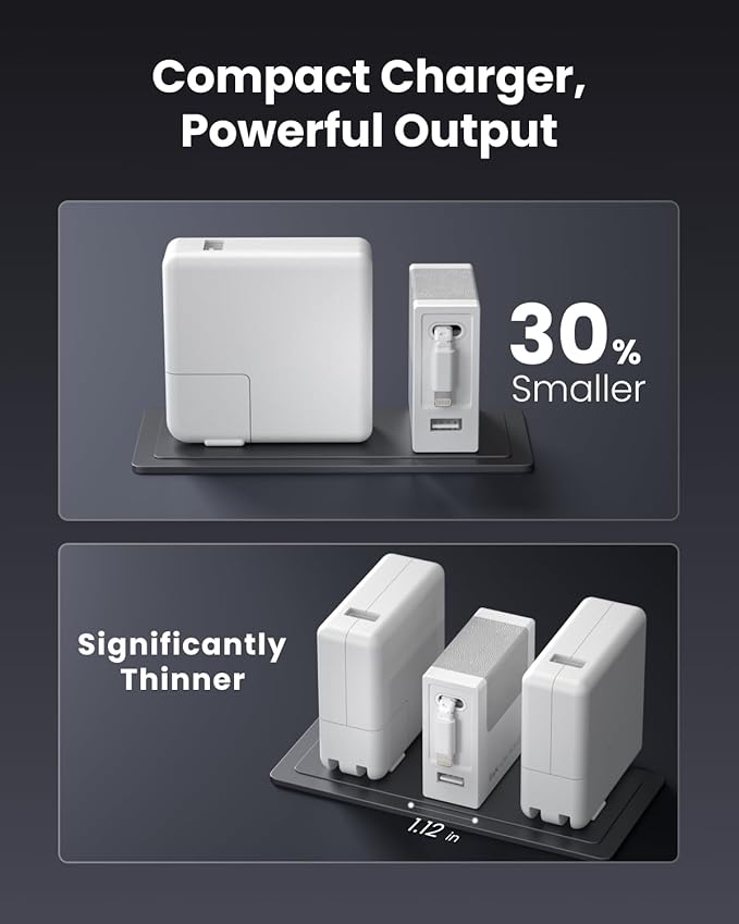 Portable Charger Block, Retractable Wall Charger, 40W PD Fast Charging Block - Image 5
