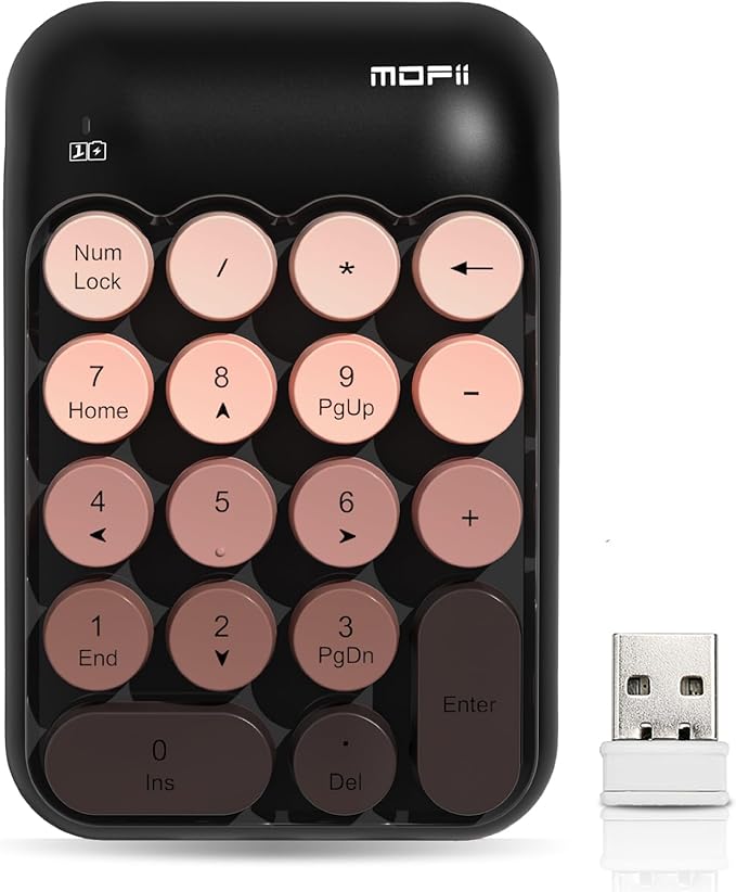 Lomiluskr Cute Wireless Number Keypad by Lomiluskr-Colorfulcomputeraccessories