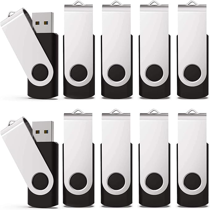 KEXIN 100 Pack 1GB USB Flash Drive Bulk Pack Thumb Drive Bundle USB Drives Jump by Home