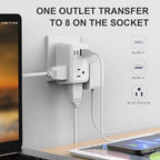 Travel Plug Adapter, International Plug Adapter - Image 2
