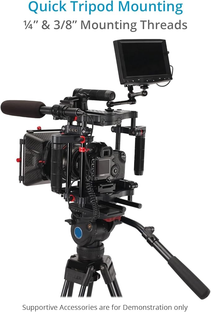 Power DSLR Camera Cage for DSLR DSLM Cameras Only. Adjustable Handles & 15mm - Image 8