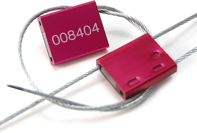 High Security Cable Seals Metal Container Seals Pull Tight Alumium Shipping - Image 5