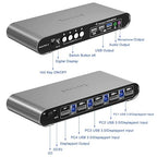 4 Computers 1 DP Monitor Automatic KVM Switch 4K@144Hz 8K30Hz - Image 4
