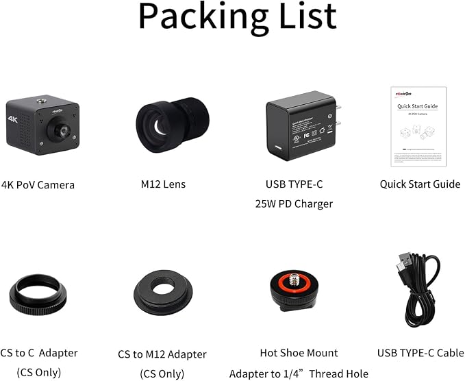 4K Native NDI HX3 POV Webcam Camera PoE, Simultaneously HDMI & SDI Output - Image 9