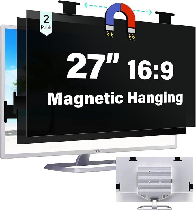 Magnetic 27 Inch Computer Privacy Screen by MaoYeye