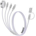4-in-2 Charging Cable for Apple Watch Charger/Samsung/iPhone Charger, by HitfineLLC