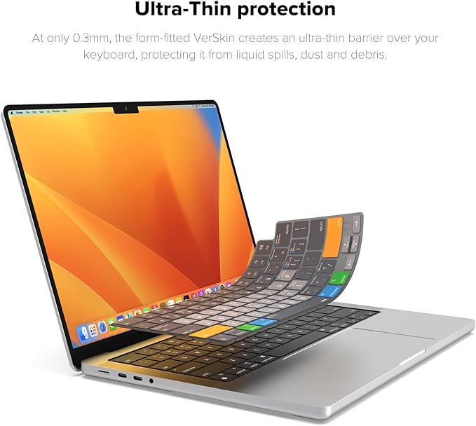 JCPal MacOS Shortcut Guide Keyboard Cover - Image 3