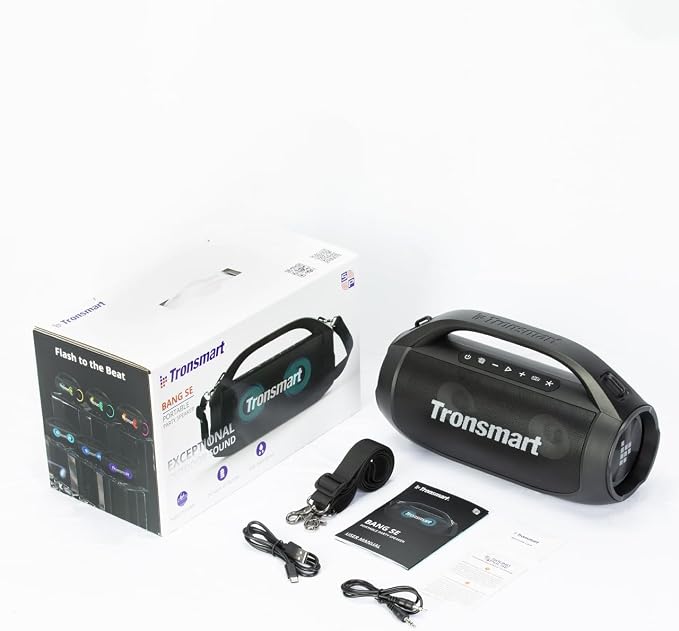 Tronsmart Bang SE Portable Bluetooth Speaker, Colorful LED and 40W Wireless - Image 9