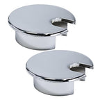 2 Pcs Desk Grommet 1-3/8" / 35 mm, Desk Cord Hole Cover, Cable Grommet Metal by EASYEAH