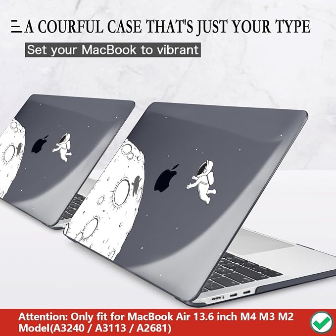 CISSOOK Case Compatible with MacBook Air 13.6 Inch 2022 2024 2025 Release Model - Image 3