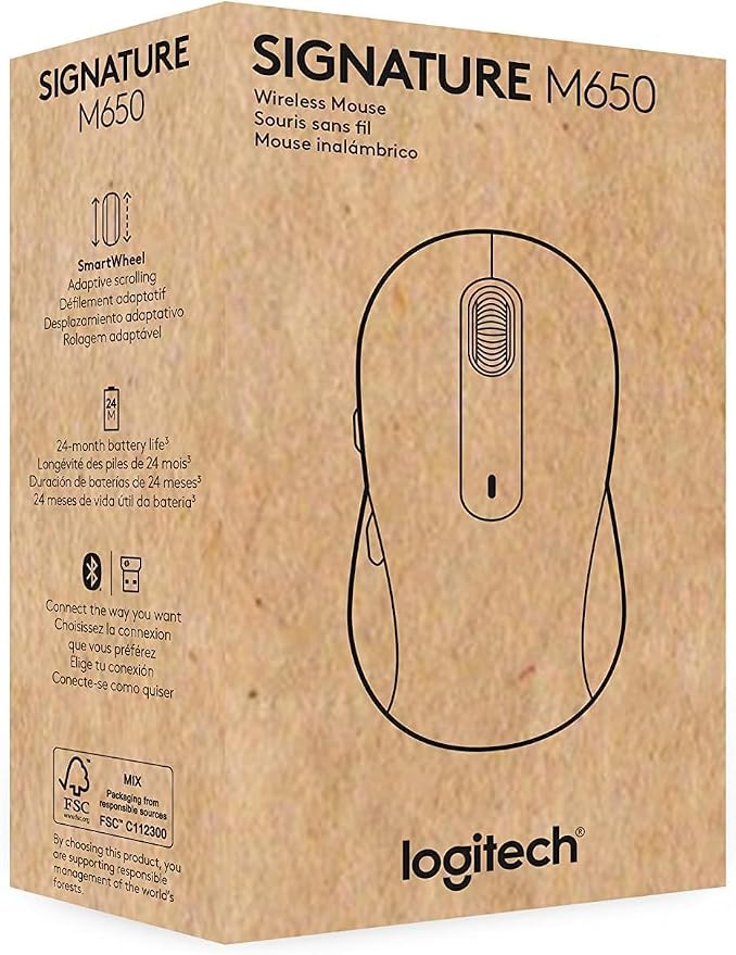 Logitech Wireless Mouse Signature M650 - Image 12