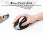 Rapoo EV250 Silent Vertical Ergonomic Mouse, 2.4G Wireless Optical Mouse - Image 2