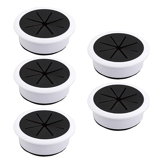 5 Pcs Desk Grommet 2" / 50 mm, Desk Hole Cover by EASYEAH
