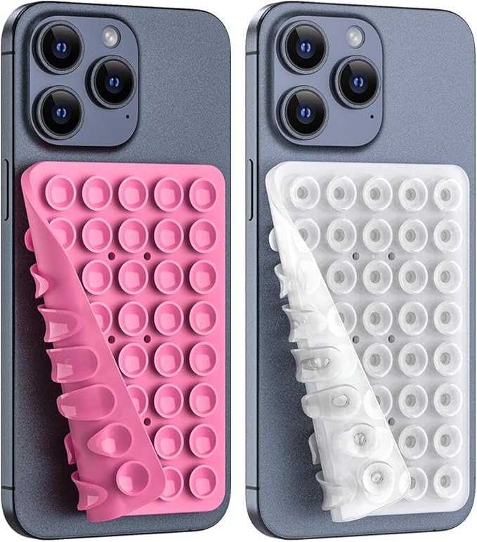 Double Sided Silicone Suction Phone Holder Mount, Silicon Accessory by CMZZ