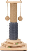 4-in-1 Solid Wood Cat Scratching Post by Unknown