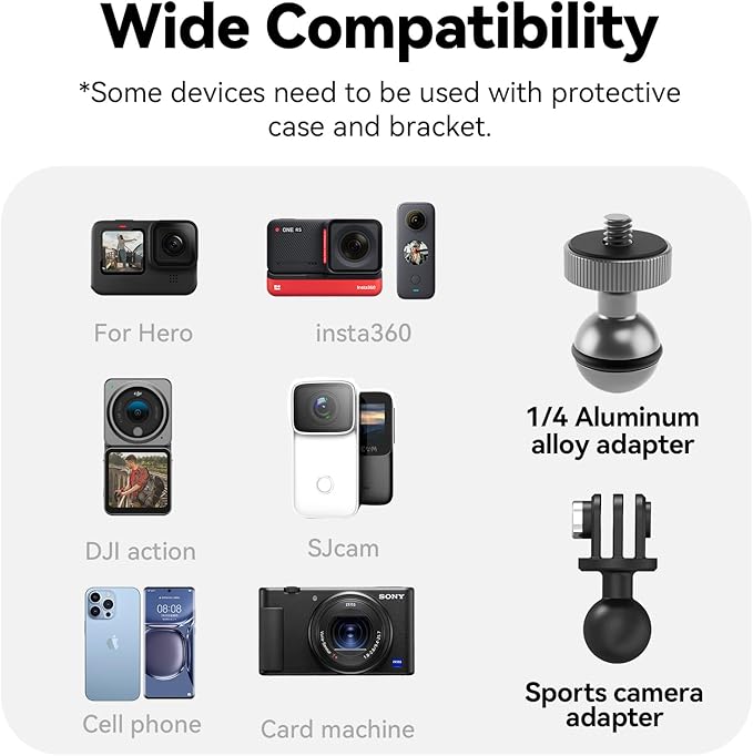 TELESIN Super Clamp Camera Mount - Image 7