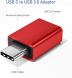 Basesailor USB C to USB Adapter 3Pack, Type C Thunderbolt 4 Converter, USBC - Image 2